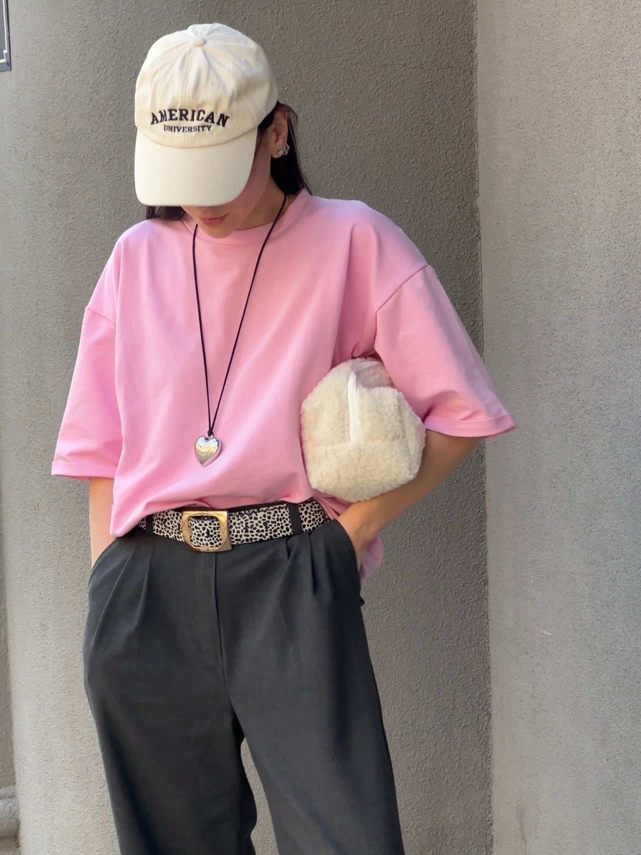 Футболка oversize молочна