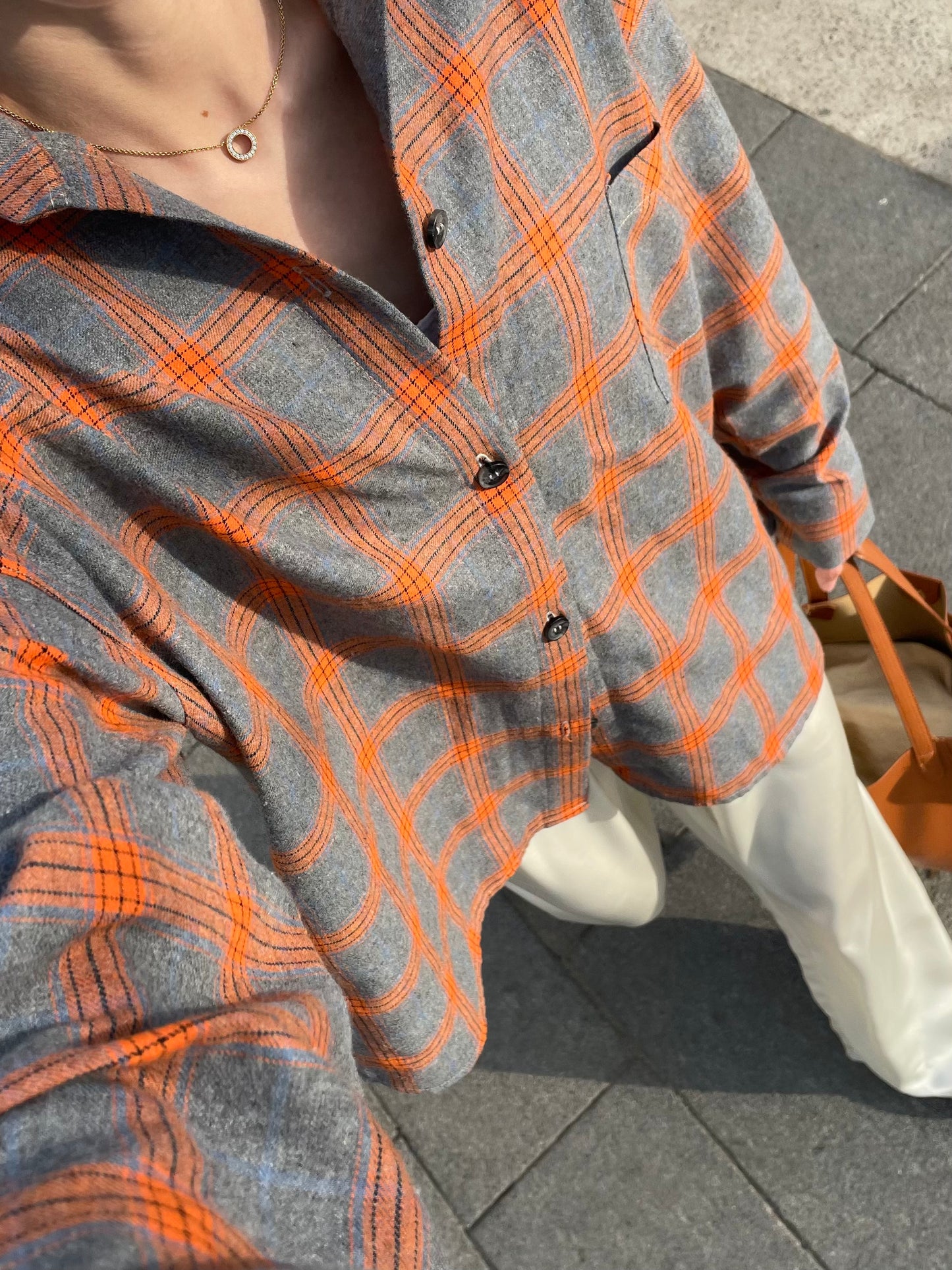 Картата сорочка brown