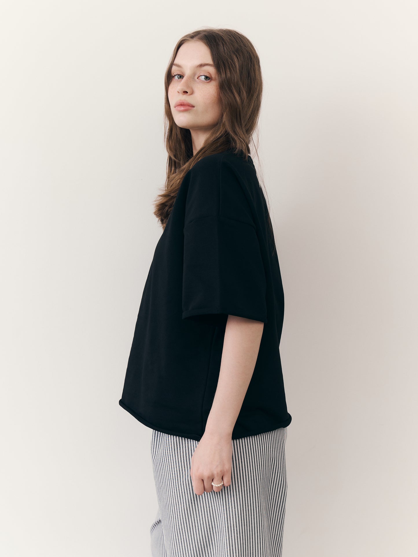 Футболка oversize чорна