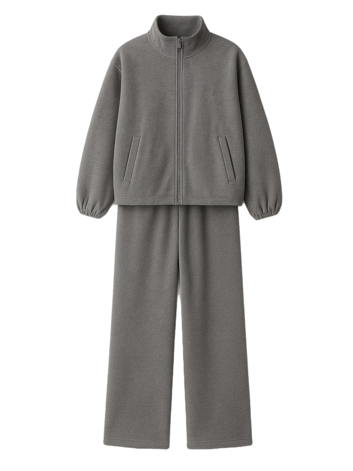 Костюм з дабл флісу сірий