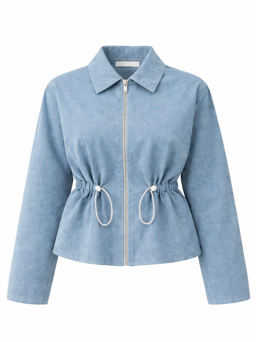 Парка з деніму блакитна