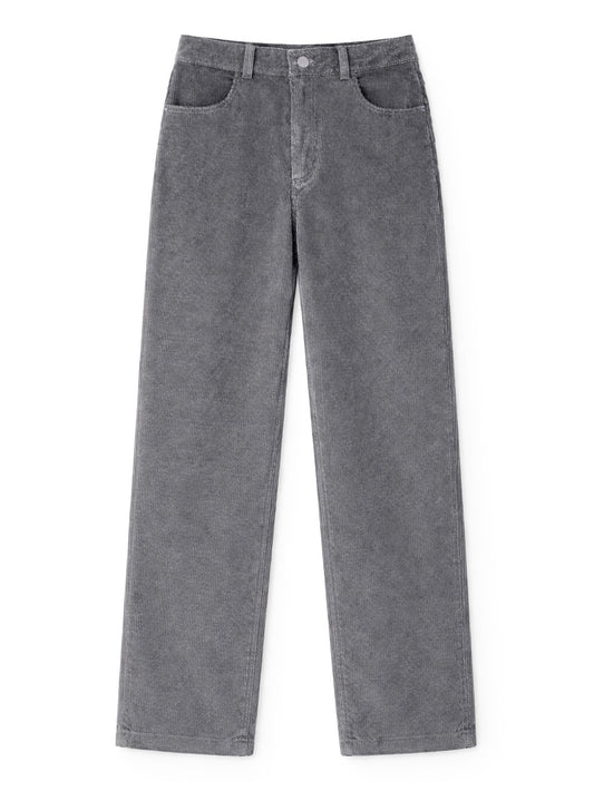 Вельветові штани сірі