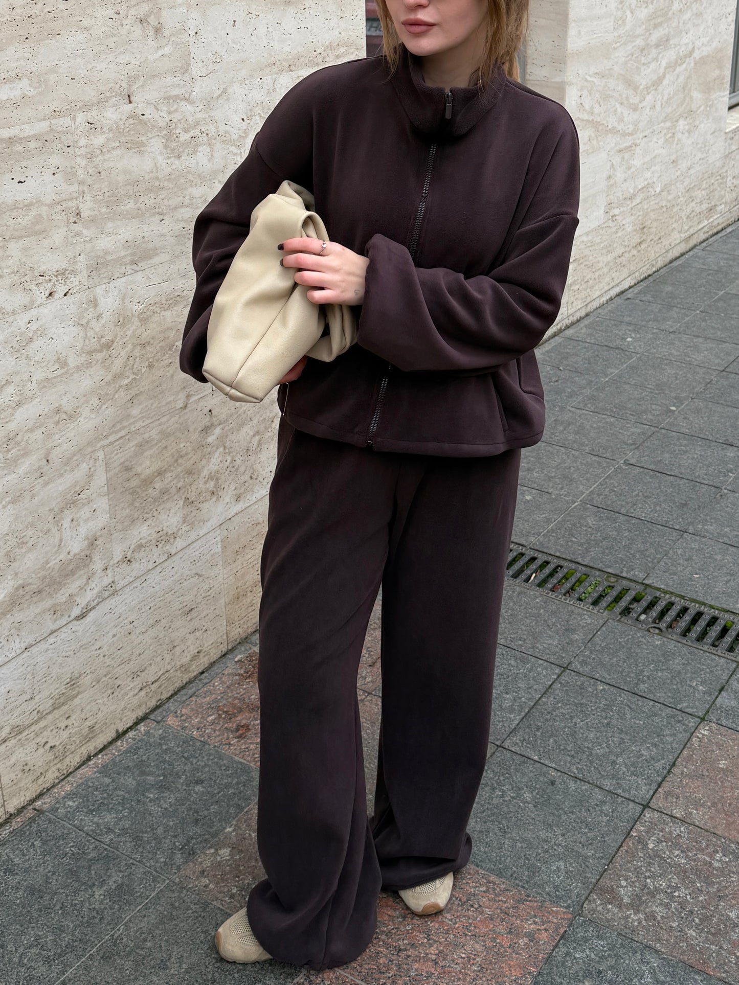 Костюм з дабл флісу стиглий інжир